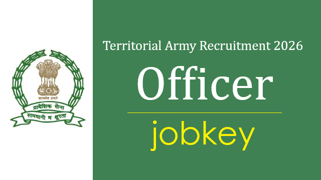 Territorial Army Officer Online Form 2026-jobkey